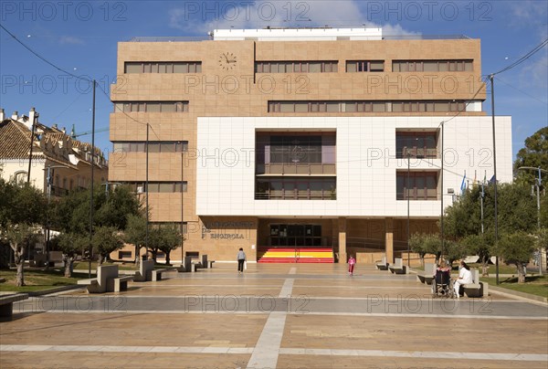 Ayuntamiento town hall building town of Fuengirola, Costa del Sol, Andalusia, Spain, Europe