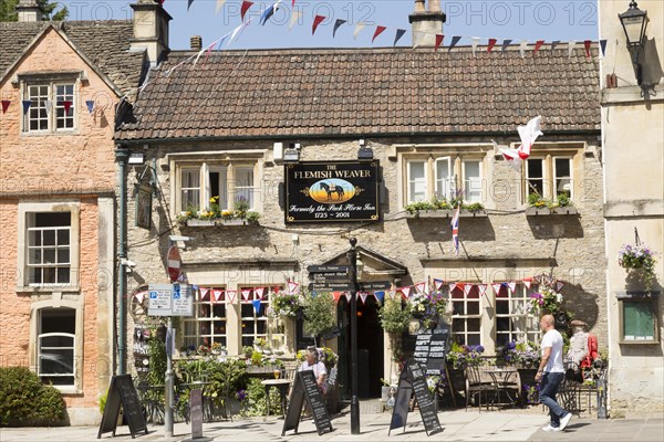 The Flemish Weaver pub restaurant, Corsham, Wiltshire, England, UK formerly the Pack Horse Inn