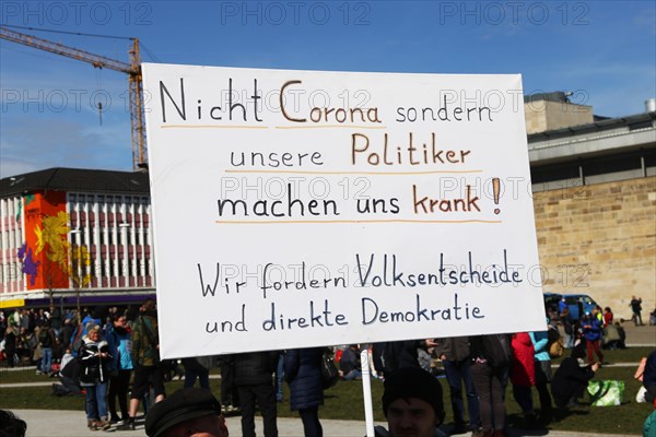 Large demonstration by critics of the corona measures in Kassel: Protests took place simultaneously in many countries under the motto World Wide Demonstration for Freedom, Peace and Human Rights