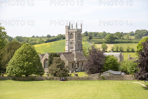 Village parish church of Saint Philip and Saint James, Norton St Philip, Somerset, England, UK