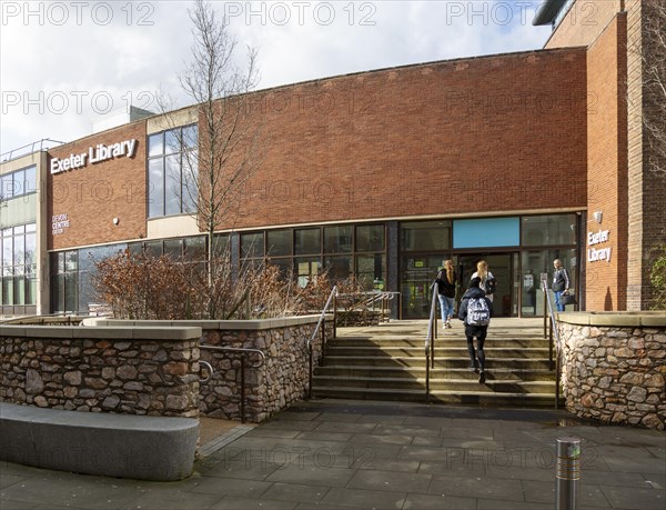 Exeter Library, Devon Centre, Castle Street, Exeter, Devon, England, UK