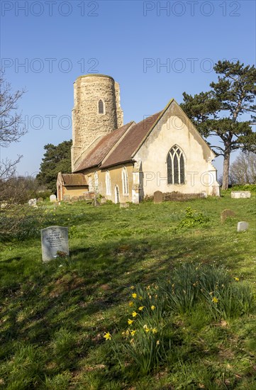 All Saints church, Ramsholt, Suffolk, England, UK