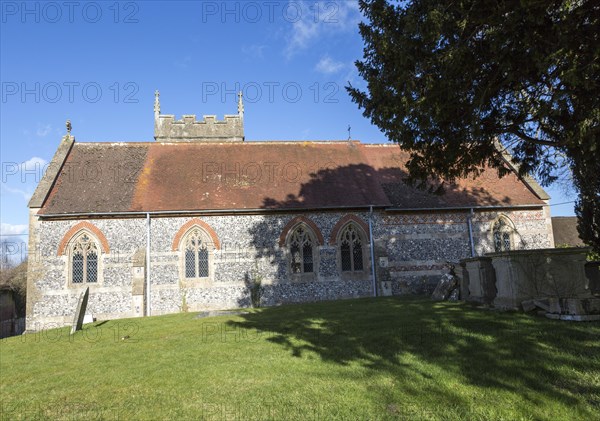 Historic village parish church of Saint Peter, Charlton St Peter, Wiltshire, England, UK Vale of Pewsey