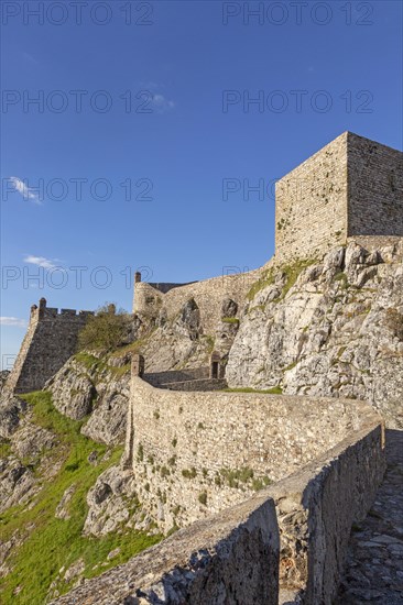 Historic castle medieval village of Marvao, Portalegre district, Alto Alentejo, Portugal, Southern Europe, Europe