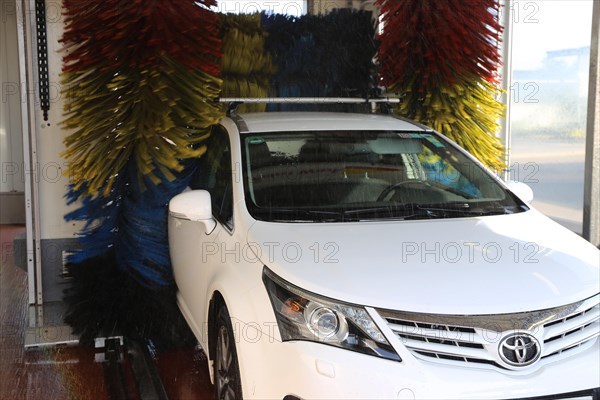 Car in the car wash