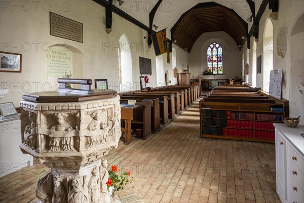 Village parish church Snape, Suffolk, England, UK