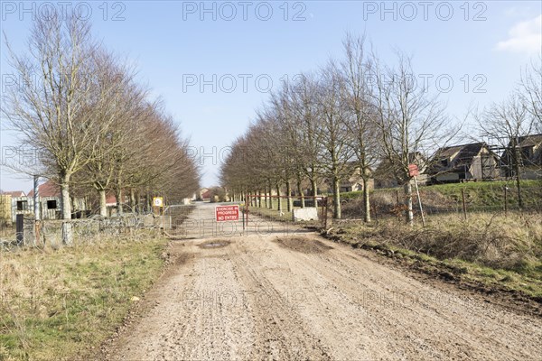 Copehill Down FIBUA village military training area, Fighting In Built Up Areas, Chitterne, Salisbury Plain, Wiltshire, England, UK