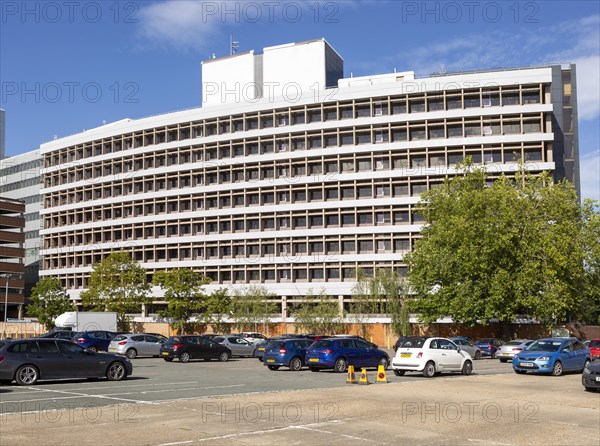 AXA insurance company offices Ipswich, England, UK architects Johns, Slater Haward built 1969 formerly Guardian Royal Exchange