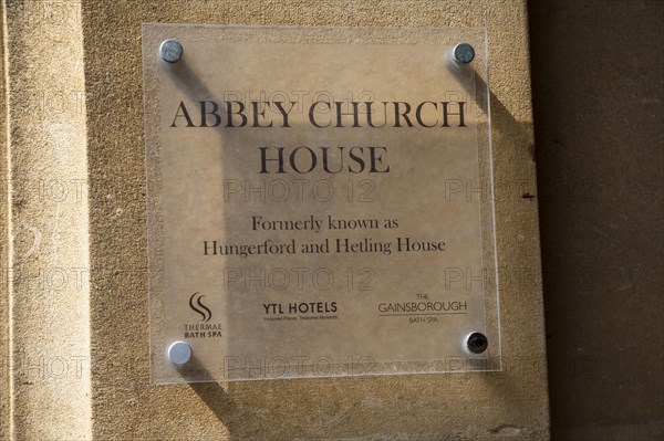 Abbey Church House, Bath, Somerset, England, UK c 1570 former Hungerford and Hetling House