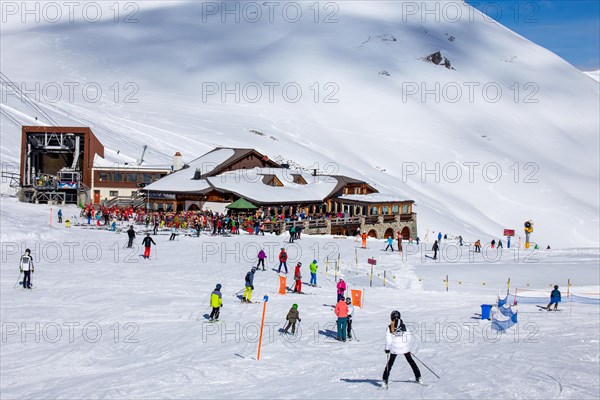 The Parsennhuette in Davos, Switzerland. Switzerland has ended almost all corona measures