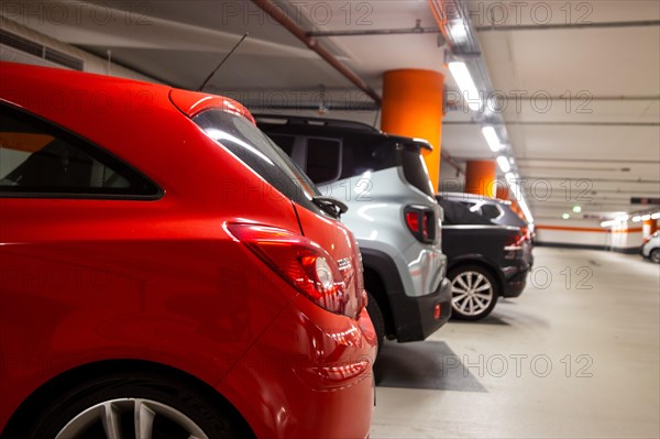 Multi-storey car park in Mannheim, Baden-Wuerttemberg