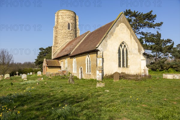 All Saints church, Ramsholt, Suffolk, England, UK