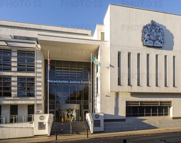 Police station and law courts justice centre, Royal Leamington Spa, Warwickshire, England, UK