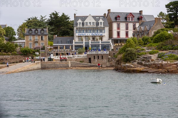 Port-Clos harbour, Ile de Brehat, Departement Cotes-d'Armor, Brittany, France, Europe