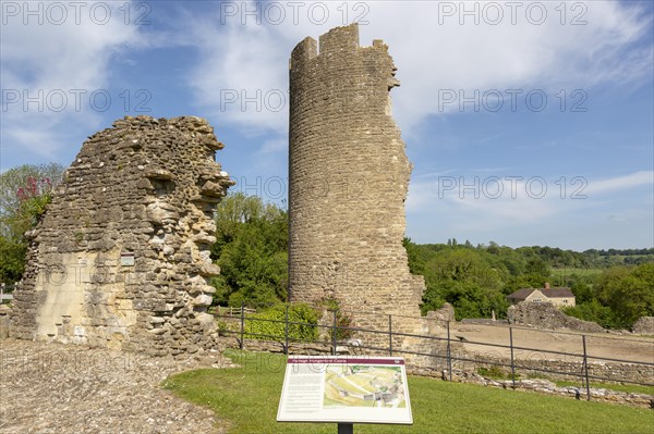 Farleigh Hungerford castle, Somerset, England, UK