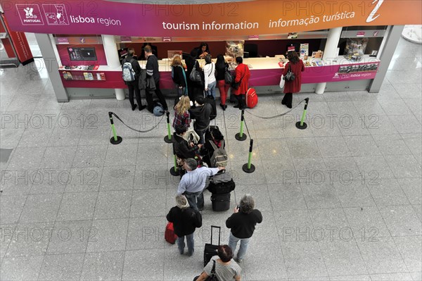 Informacao turistica tourist information, Lisbon Airport, Lisboa, Portugal, Europe