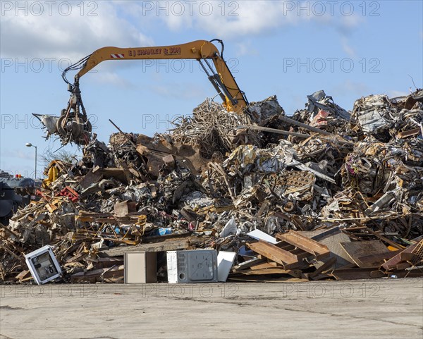 Shanley and Son metal recycling centre, Trowbridge, Wiltshire, England, UK