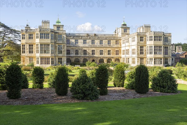 The Parterre garden Audley End House and Gardens, Essex, England, UK