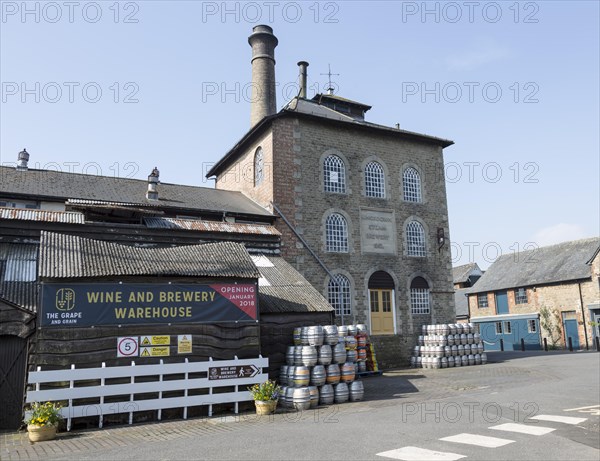 Nineteenth century industrial buildings of Arkell's brewery, Kingsdown, Swindon, Wiltshire, England, UK