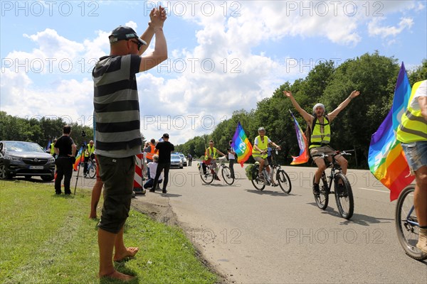 Ramstein 2021 peace camp bicycle demonstration: A bicycle demonstration took place on Saturday under the motto Stop Ramstein Air Base, organised as a rally from the starting points in Kaiserslautern, Kusel, Pirmasens and Homburg