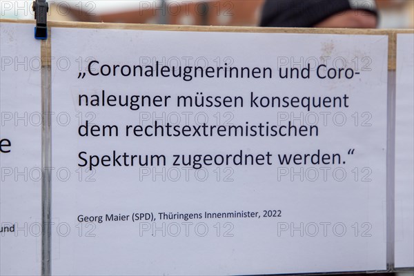 Karlsruhe, 10 December 2023: Large demonstration in favour of reappraisal of the coronavirus measures. A symbolic criminal complaint was filed against the members of the Bundestag who voted in favour of mandatory vaccination at the facilities