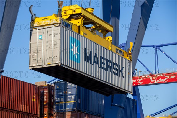 Container handling in the port of Mannheim