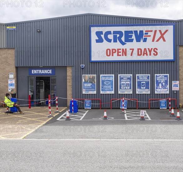 Screwfix store shop, Whitehouse industrial estate, Ipswich, England, United Kingdom, Europe