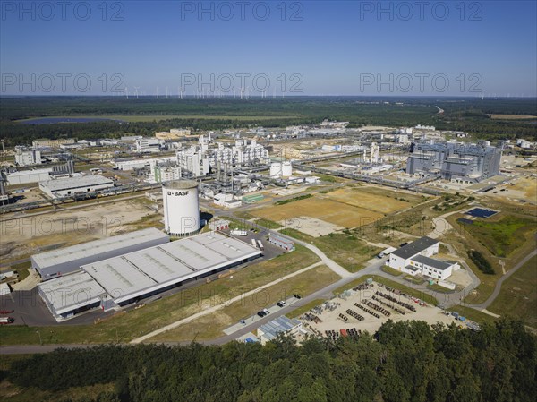 Chemical plant Schwarzheide. BASF Schwarzheide GmbH is a wholly owned subsidiary of BASF SE, Schwarzheide, Brandenburg, Germany, Europe