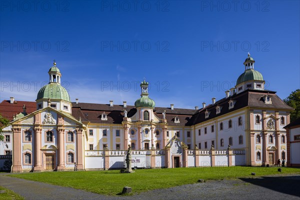 St Marienthal Monastery is a Cistercian abbey in Upper Lusatia in Saxony. It is the oldest nunnery of the order in Germany, which has existed without interruption since its foundation, Ostritz, Saxony, Germany, Europe