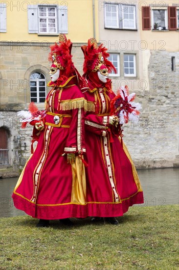 Hallia Venezia masks costumes carnival costume carnival travel photo travel photography worth seeing sight atmosphere atmospheric historical carnival Schwaebisch Hall