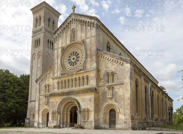 Exterior 19th century Italianate architecture of Wilton new church, Wiltshire, England, UK built 1844