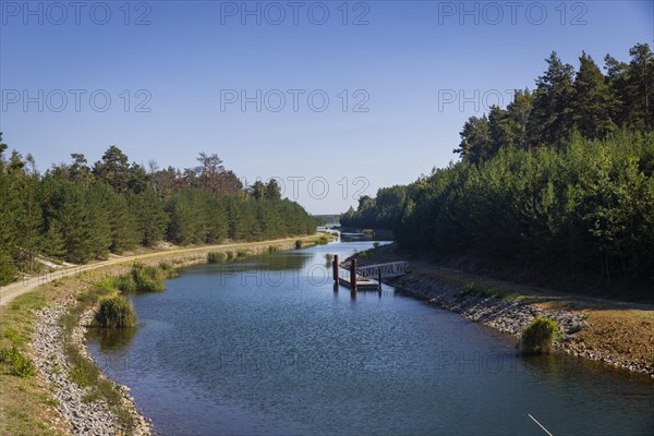 The Sorno Canal is an artificial navigable waterway in the district of Oberspreewald-Lausitz in southern Brandenburg. The canal is located near Kleinkoschen, a district of the town of Senftenberg, Senftenberg, Brandenburg, Germany, Europe