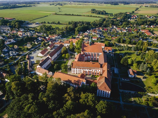 The monastery of St Marienstern is a Cistercian abbey in Panschwitz-Kuckau in the Upper Lusatia region of Saxony. St. Marienstern is an important cultural and religious centre for the Catholic Christians in the area, Panschwitz Kuckau, Saxony, Germany, Europe