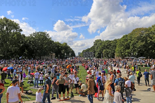 Major demonstration Berlin invites Europe - Festival for peace and freedom Berlin 29 August 2020
