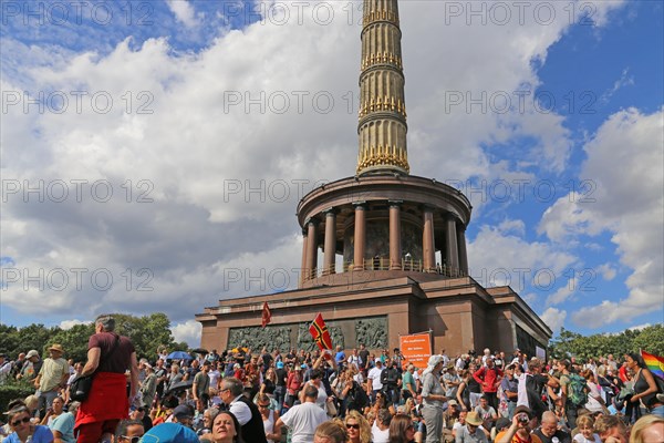 Major demonstration Berlin invites Europe - Festival for peace and freedom Berlin 29 August 2020