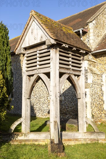 Village parish church of All Saints, Sutton, Suffolk, England, UK