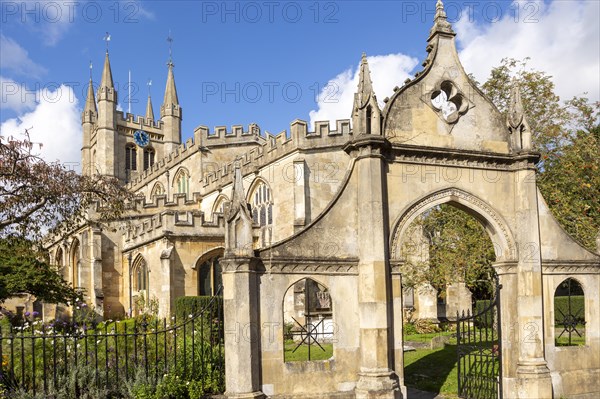 Historic church of Saint Nicholas, town centre of Newbury, Berkshire, England, UK
