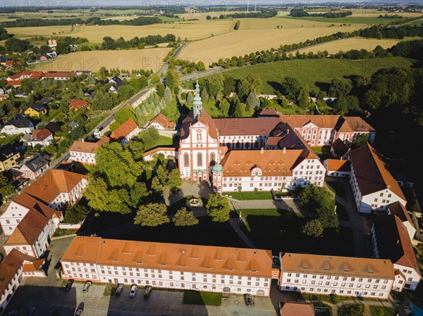 The monastery of St Marienstern is a Cistercian abbey in Panschwitz-Kuckau in the Upper Lusatia region of Saxony. St. Marienstern is an important cultural and religious centre for the Catholic Christians in the area, Panschwitz Kuckau, Saxony, Germany, Europe