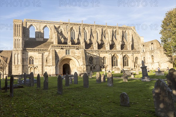 Malmesbury abbey church, Malmesbury, Wiltshire, England, UK