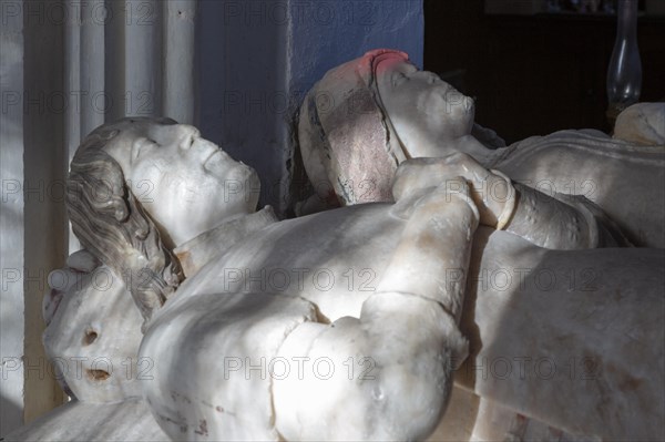 Church of Saint Mary, Chilton, Suffolk, England, UK, Robert, Anne Crane c1500 monument memorial