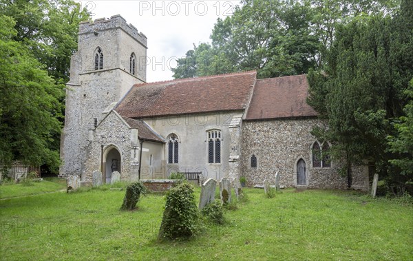 Village parish church of Saint Peter, Creeting St Peter, Suffolk, England, UK