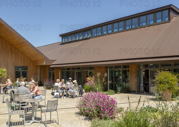 Royal Horticultural Society gardens at Hyde Hall, Essex, England, UK