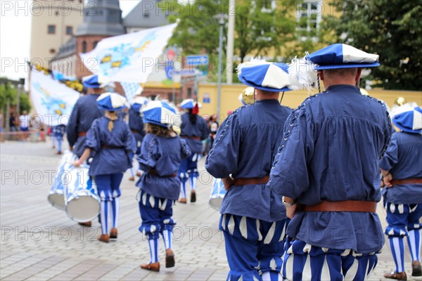 Fanfare band at the Speyer Brezelfest (Speyer, Rhineland-Palatinate 15/07/2018)