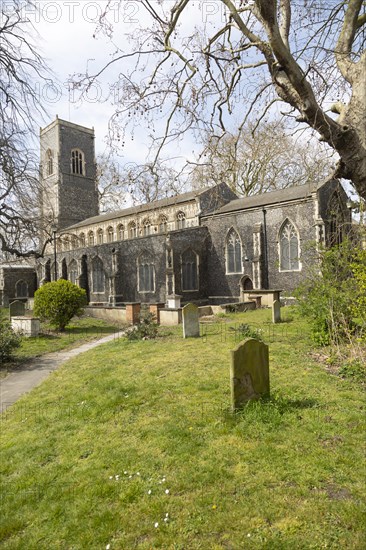 Historic redundant parish church of St Clement, Ipswich, Suffolk, England, UK