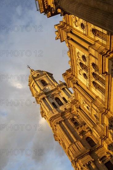Historic cathedral church Malaga, Catedral de la Encarnacion de Malaga, Andalusia, Spain, Europe