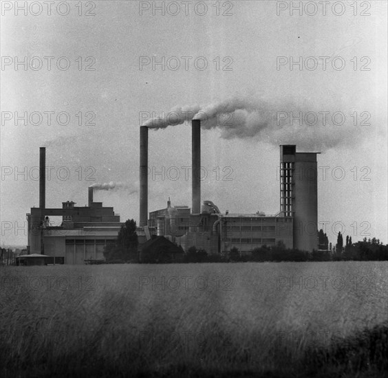 DEU, Germany, Dortmund: Personalities from politics, economy and culture from the years 1965-71. Ruhjrgebiet. Industrial landscape ca 1965-6, Europe