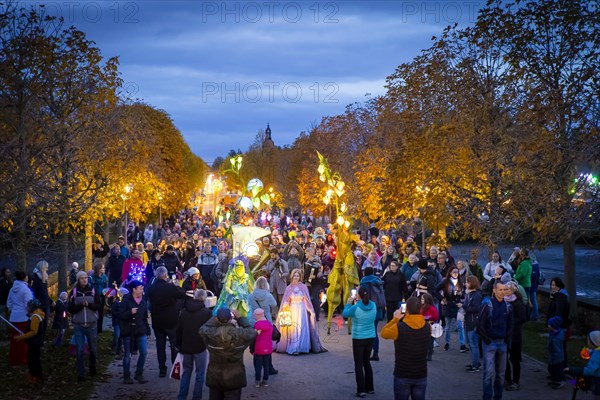 Evening atmosphere at the Fasanenschloesschen, Moritzburg, Saxony, Germany, Europe