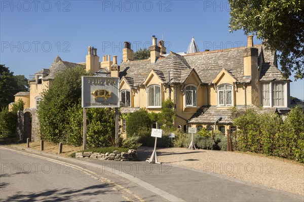 The Pig on the Beach hotel and restaurant, Studland, Swanage, Dorset, England, UK