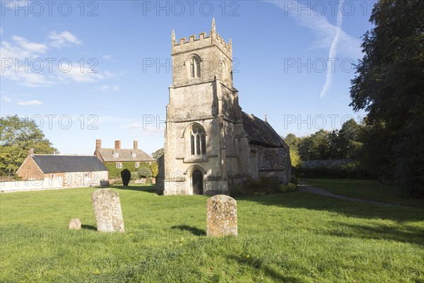 Church of Saint Katherine and Saint Peter, Winterbourne Bassett, Wiltshire, England, UK