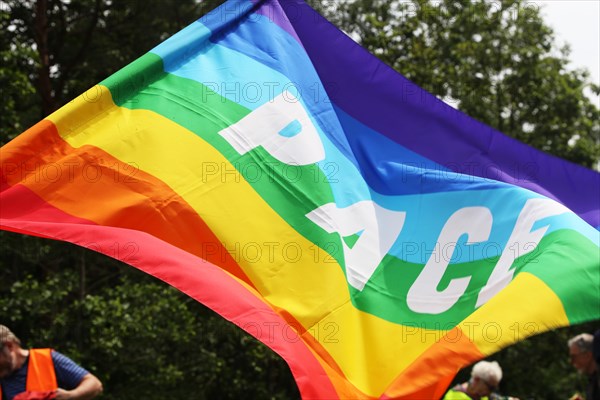 Ramstein 2021 peace camp bicycle demonstration: A bicycle demonstration took place on Saturday under the motto Stop Ramstein Air Base, organised as a rally from the starting points in Kaiserslautern, Kusel, Pirmasens and Homburg